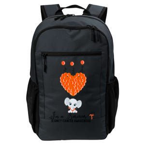 Im A Survivor Ney Cancer Awareness Elephant Heart Balloon Gift Daily Commute Backpack