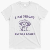 I Am Strong But Cry Easily Retro T-Shirt