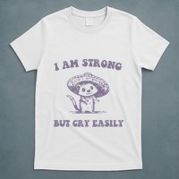 I Am Strong But Cry Easily Retro T-Shirt