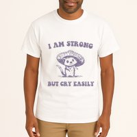 I Am Strong But Cry Easily Retro Tall T-Shirt