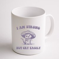 I Am Strong But Cry Easily Retro Mug