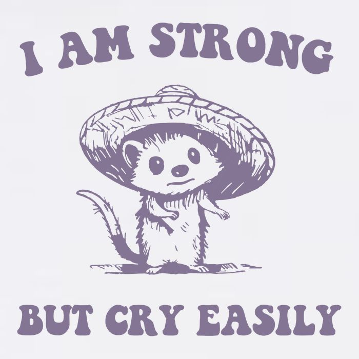 I Am Strong But Cry Easily Retro Mug