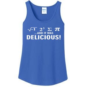 I Ate Some Pie And It Was Delicious Funny Sayings Gift Ladies Essential Tank