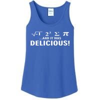 I Ate Some Pie And It Was Delicious Funny Sayings Gift Ladies Essential Tank