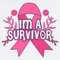 Im A Survivor Breast Cancer Awareness Ribbon Apron