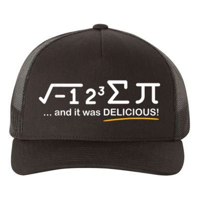 I Ate Some Pi Funny Pi Day & Math Lover Gift Yupoong Adult 5-Panel Trucker Hat