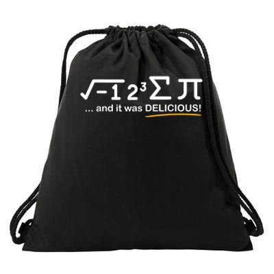 I Ate Some Pi Funny Pi Day & Math Lover Gift Drawstring Bag