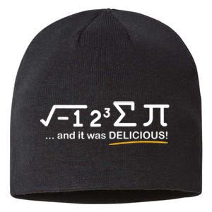 I Ate Some Pi Funny Pi Day & Math Lover Gift Sustainable Beanie