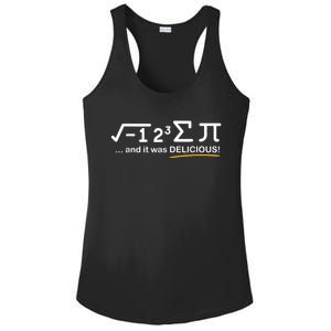 I Ate Some Pi Funny Pi Day & Math Lover Gift Ladies PosiCharge Competitor Racerback Tank