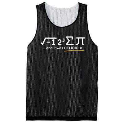 I Ate Some Pi Funny Pi Day & Math Lover Gift Mesh Reversible Basketball Jersey Tank