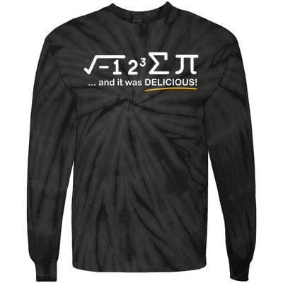 I Ate Some Pi Funny Pi Day & Math Lover Gift Tie-Dye Long Sleeve Shirt