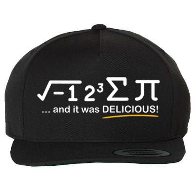 I Ate Some Pi Funny Pi Day & Math Lover Gift Wool Snapback Cap