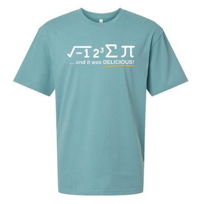 I Ate Some Pi Funny Pi Day & Math Lover Gift Sueded Cloud Jersey T-Shirt