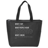 I'm A Software Developer Funny Programming Zip Tote Bag