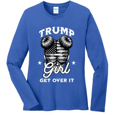 I Am Still A Trump And Time To Get Over It 2024 Meaningful Gift Ladies Long Sleeve Shirt