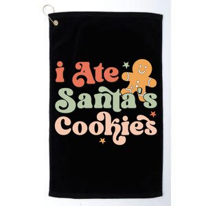 I Ate Santas Cookies Lovers Funny Christmas Gift Platinum Collection Golf Towel