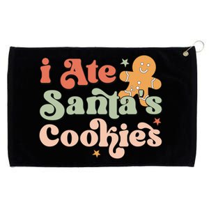 I Ate Santas Cookies Lovers Funny Christmas Gift Grommeted Golf Towel