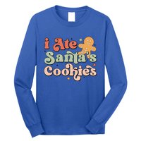 I Ate Santas Cookies Lovers Funny Christmas Gift Long Sleeve Shirt