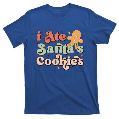 I Ate Santas Cookies Lovers Funny Christmas Gift T-Shirt