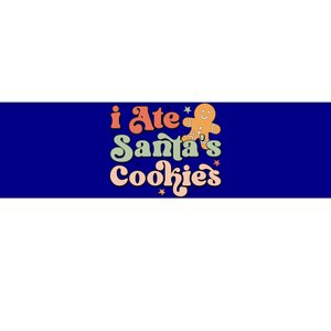 I Ate Santas Cookies Lovers Funny Christmas Gift Bumper Sticker