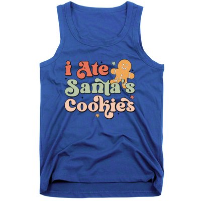 I Ate Santas Cookies Lovers Funny Christmas Gift Tank Top