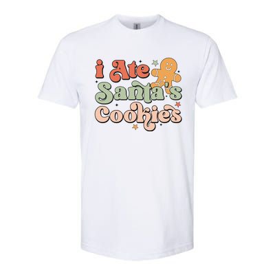 I Ate Santas Cookies Lovers Funny Christmas Gift Softstyle CVC T-Shirt