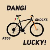 ItS A Sledgehammer Dang! Shocks Pegs Lucky! Zip Tote Bag
