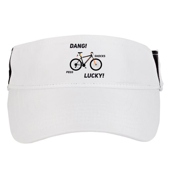 ItS A Sledgehammer Dang! Shocks Pegs Lucky! Adult Drive Performance Visor