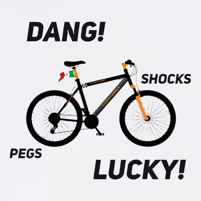 ItS A Sledgehammer Dang! Shocks Pegs Lucky! Adult Drive Performance Visor