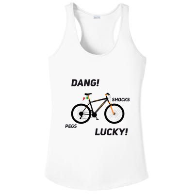 ItS A Sledgehammer Dang! Shocks Pegs Lucky! Ladies PosiCharge Competitor Racerback Tank