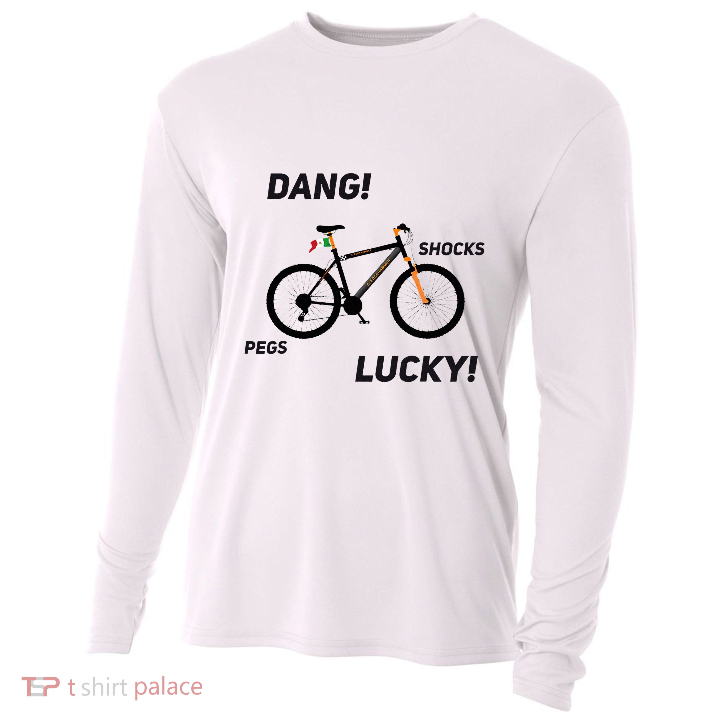 ItS A Sledgehammer Dang! Shocks Pegs Lucky! Cooling Performance Long Sleeve Crew