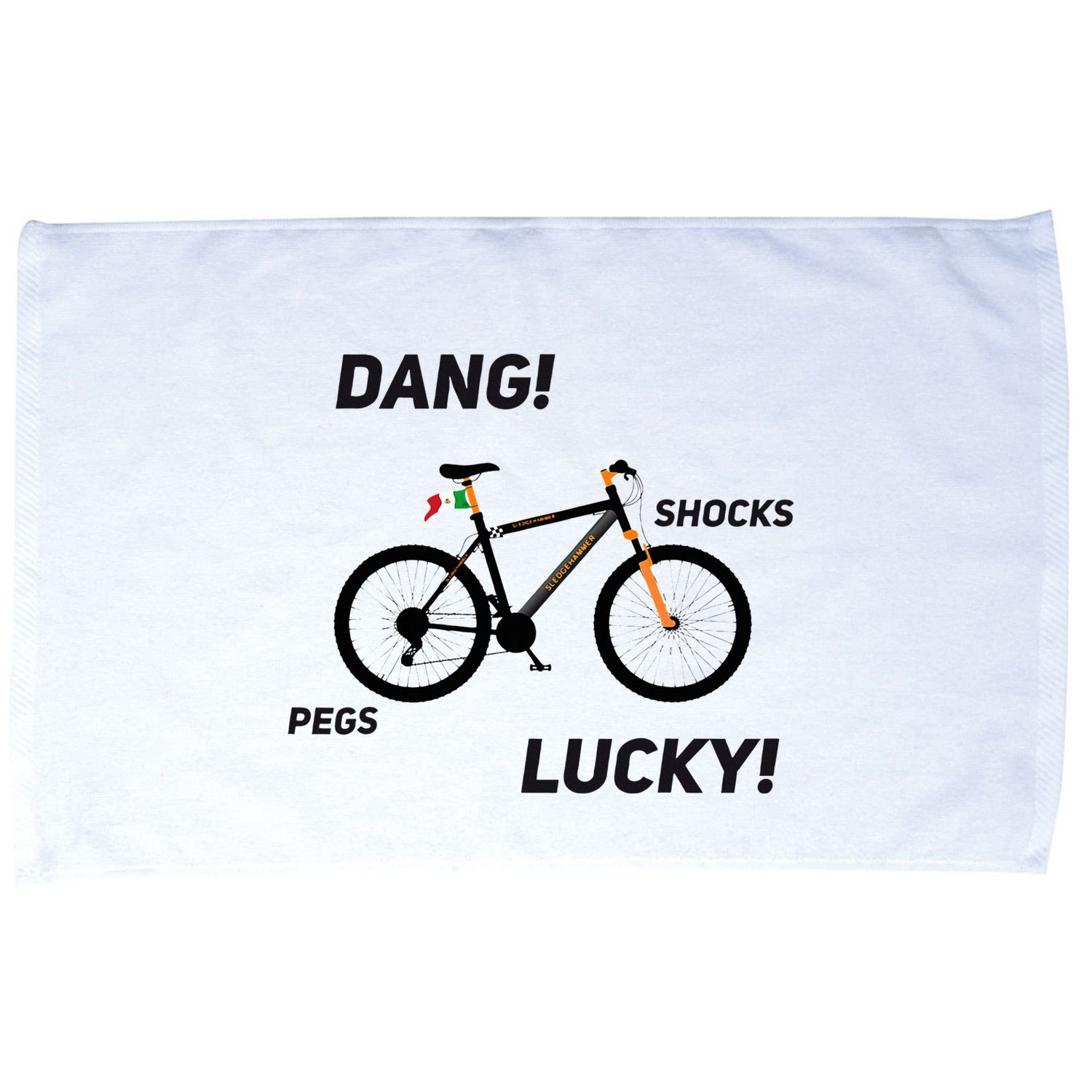 ItS A Sledgehammer Dang! Shocks Pegs Lucky! Microfiber Hand Towel
