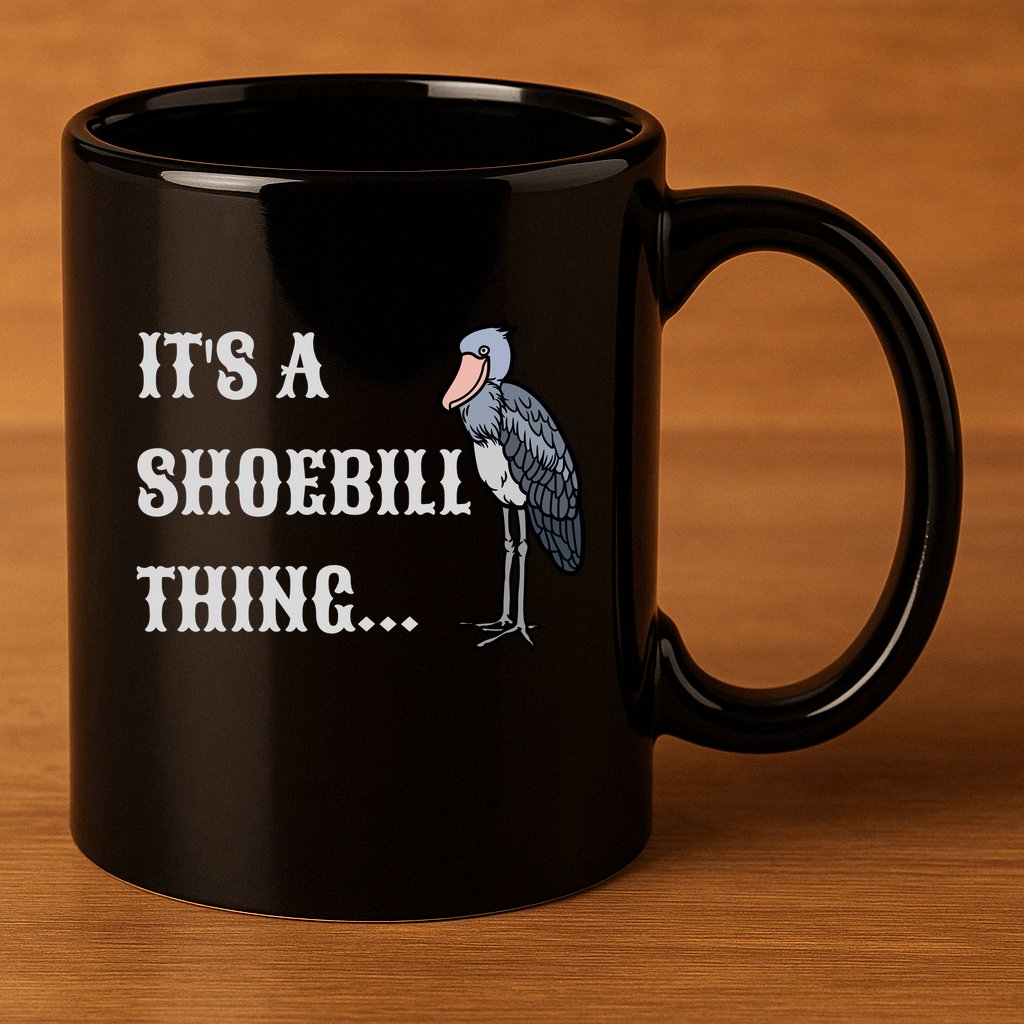 ItS A Shoebill Thing African Birds Lover 11oz C Handle Ceramic Mug