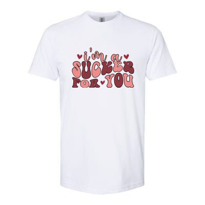 I'm A Sucker For You Retro Valentine's Day Gift Softstyle CVC T-Shirt