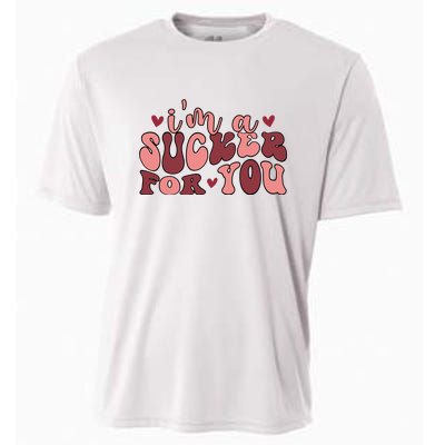 I'm A Sucker For You Retro Valentine's Day Gift Cooling Performance Crew T-Shirt