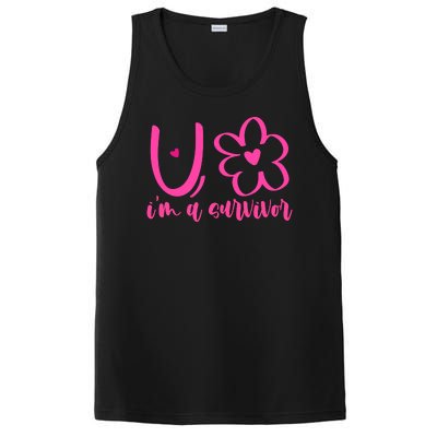 Im A Survivor Breast Cancer Awareness Month PosiCharge Competitor Tank