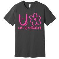 Im A Survivor Breast Cancer Awareness Month Premium T-Shirt