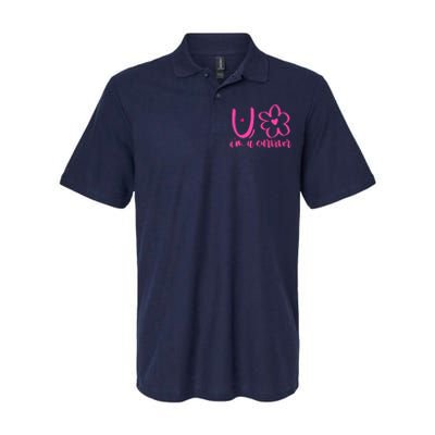 Im A Survivor Breast Cancer Awareness Month Softstyle Adult Sport Polo