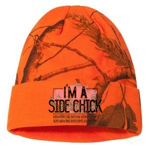 I'm A Side Chick Leopard Funny Turkey Day Fall Thanksgiving Kati Licensed 12" Camo Beanie