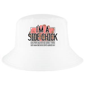 I'm A Side Chick Leopard Funny Turkey Day Fall Thanksgiving Cool Comfort Performance Bucket Hat