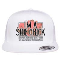 I'm A Side Chick Leopard Funny Turkey Day Fall Thanksgiving Flat Bill Trucker Hat