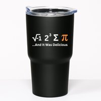I Ate Some Pie And It Was Delicious Funny Joke Geek Pi Day Tumbler