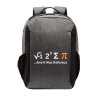 I Ate Some Pie And It Was Delicious Funny Joke Geek Pi Day Vector Backpack