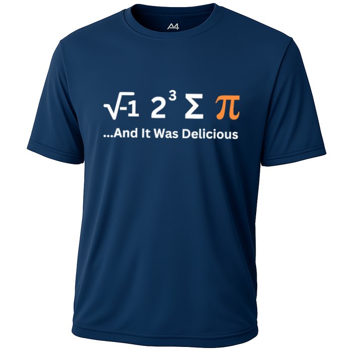 I Ate Some Pie And It Was Delicious Funny Joke Geek Pi Day Performance Shirt