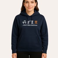 I Ate Some Pie And It Was Delicious Funny Joke Geek Pi Day Hoodie