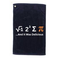 I Ate Some Pie And It Was Delicious Funny Joke Geek Pi Day Golf Towel