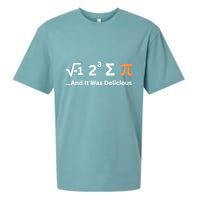 I Ate Some Pie And It Was Delicious Funny Joke Geek Pi Day Sueded Cloud Jersey T-Shirt
