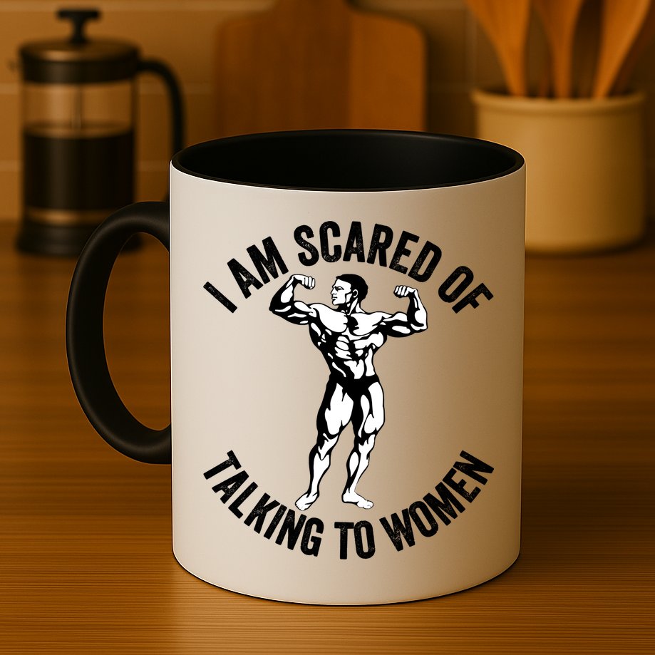 I Am Scared Of Talking To Women Mug
