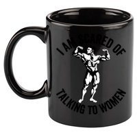 I Am Scared Of Talking To Women 11oz C Handle Ceramic Mug