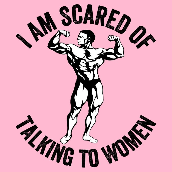 I Am Scared Of Talking To Women Doggie Tank